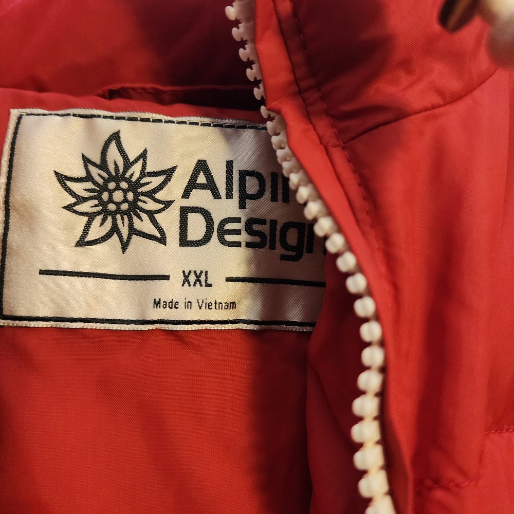 Alpine Design Red Puffer Jacket - Picture 11 of 16